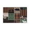 Rustic Country Cabin Hunting Moose Place Mats Set of 6,Retro