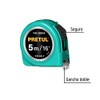 Pretul PRO-5MEB-R, Flexómetro, verde, 5 m, cinta 19 mm tarjeta