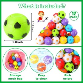 Gutenguy Children's Football Party Bag with Key Ring, Bracelet, Football Turning, Whistle, Tattoos, Party Gift Bags, Children's Birthday Party Football for Children's Birthdays