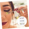 Mikinona Longest Glitter False Lashes 3 Sets for Women Fluffy