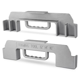 3 In 1 Framing Tools,12/14/16 On-Center Stud Layout Tool,Framing Spacing Tool,100% Cast Aluminum Wall Stud Framing Tool,Precision Measurement Jig Tool For woodworker,building,Furniture DIY (1PACK)