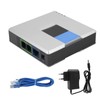 VoIP Gateway Internet, Internet Telephone Adapter Telephone 2 Ports Adapter