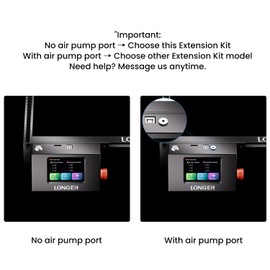 LONGER Y-Axis Extension Kit for RAY5 5W/10W/20W Laser Engravers, For Control Boxes Without Air Pump Port, Easy Installation for Larger Engraving Area