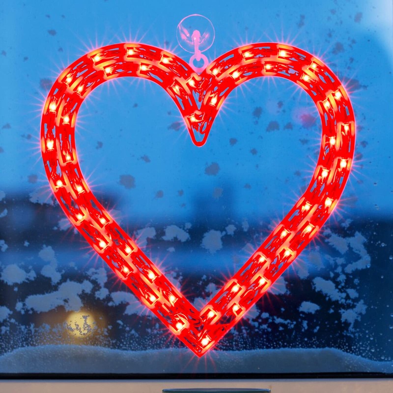 LAMPHOME 50L Valentine Lights Heart