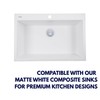 Nantucket Sinks 3.5KD-GCW 3.5" Basket Strainer Kitchen Drain Assembly Set