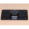 Unbranded Black Laydown License Plate Mount Bracket Kit For Harley