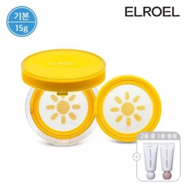 LLOLLY 엘로엘 기본 파데프리 플러스 옐로우 선쿠션 본품1+리필1+크레마 핸드크림 Elroel Basic Padefree Plus Yellow Sun Cushion (Main Product 1 + Refill 1 + Crema Hand Cream)