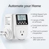Techbee Indoor Digital Infinite Repeat Cycle Intermittent Outlet Timer Plug