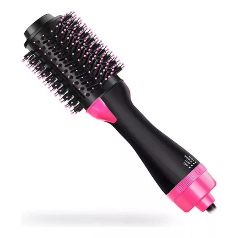 Magic Cepillo Secador Cabello Electrico Alisador Rizador 3 En 1