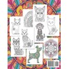 Cat and Dog Mandalas Coloring Book: Relaxing and Fun