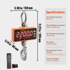 VEVOR Crane Scale, Hanging Scale Industrial Heavy Duty, Digital Crane
