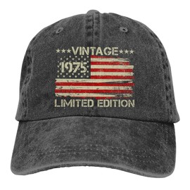 50th Birthday Gifts for Him Her Vintage 1975 50th Shirt Hat for Men Women for 50th Birthday