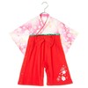 Aenak Hakama Romper, Full Then, Girls' Hakama, Floral Pattern, Hinamatsuri,