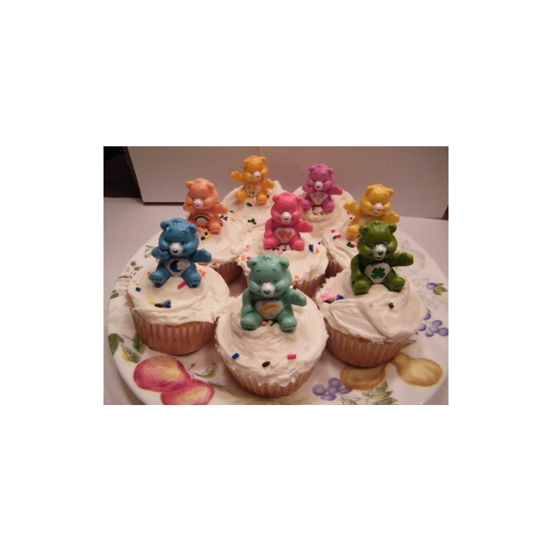 Care Bear Cake Topper / Cupcake Decorations Set of 16