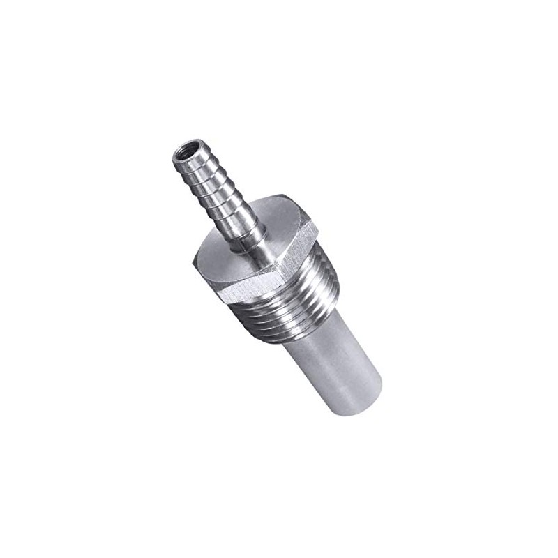 0.5 Micron Inline Oxygenation Diffusion Stone, 1/2" NPT Hose Barb