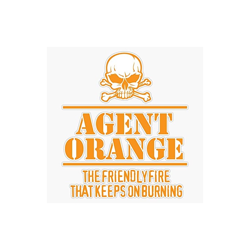 HOF Trading Agent Orange Vinyl Sticker Waterproof Decal Laptop Wall