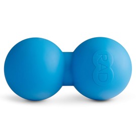 RAD Roller XL | Herramienta de masaje de tejido profundo para cuello, espalda, caderas, piernas y pies, liberación miofascial, masaje y movilidad en densidad suave I Azul