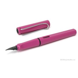 Lamy Safari Pink Fountain Pen - Extra Fine Nib