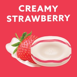 HALLS Throat Soothing (Previously HALLS Breezers) Creamy Strawberry Throat Drops, 25 Drops