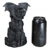 Ebros Dark Rocky Mountain Chernos Dragon Backflow Incense Tower Burner