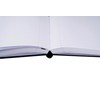 A6 Index Notebook Hardback Leatherette Cover 8mm Ruled Margin A-Z