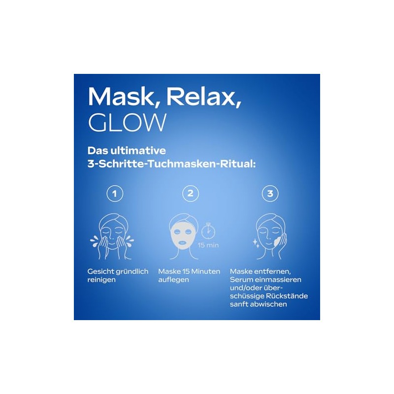 WELEDA Bio Exo Boost Collagen Cloth Mask Blue Gentian -