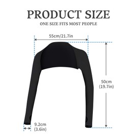 ZXBMS 2 Pack Sun Shawl Cooling Sleeves - Golf UV Arm Sleeve - Arm Covers for Women - Shawl Golf Sun Sleeves for Sun Protection