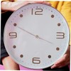 Cabilock Black Walnut Wall Clock Roman Numerals Number Stickers Vintage