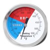 3 inch Charcoal Grill Temperature Gauge, Accurate BBQ Grill Smoker