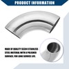 Hihaha OD 2 Inch 90 Degree Exhaust Elbow Pipe SS304