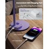 BOHON LED Desk Lamp with USB Charging Port, 3 Color