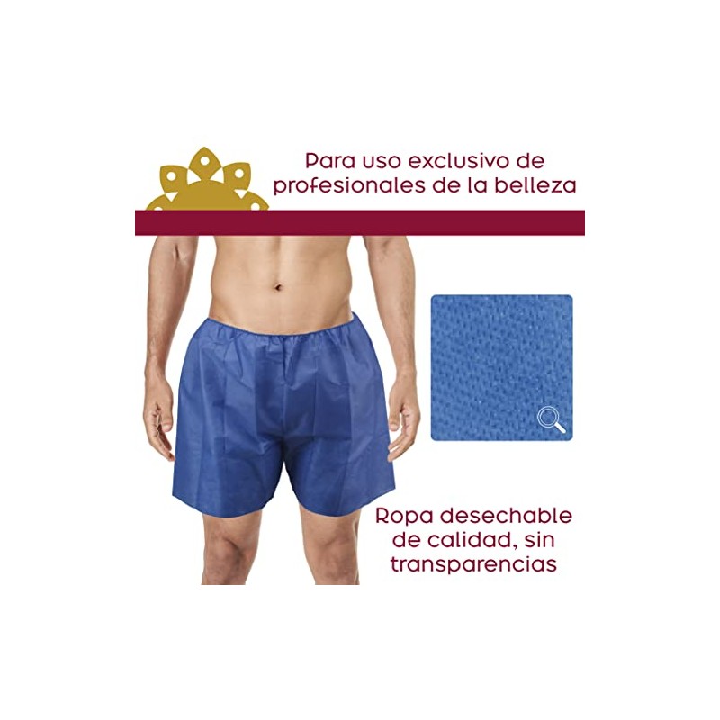 Tendencia Spa - Bóxer Desechable 20 Piezas (Azul)