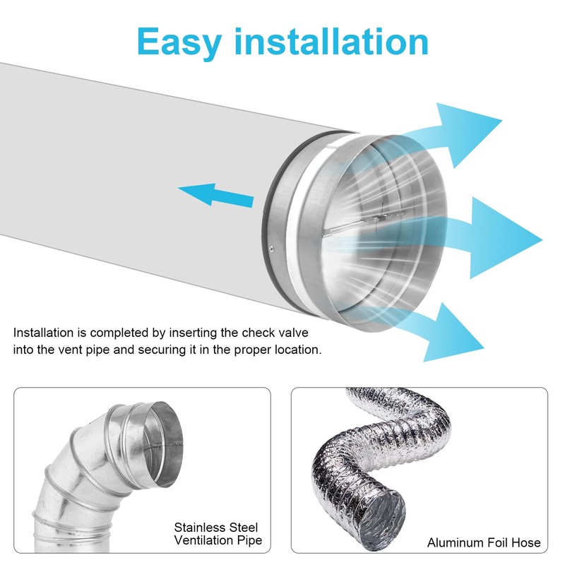 KXVXXV Plug-in Backflow Valve DN 150 mm Extractor Extractor Check