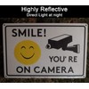 Joffreg Smile You're on Camera,Video Surveillance Sign,UV Protected,Fade Resistant,Indoor Or