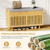 Coat Rack Shoe Bench Set, Bamboo Shoe Storage Bench with