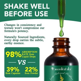 FUKEVY Mullein Leaf Extract Drops-Organic Liquid Mullein Extract Supplement for Lungs Health - Vegan, No AdditivesBronchial Cleanse for Health Support