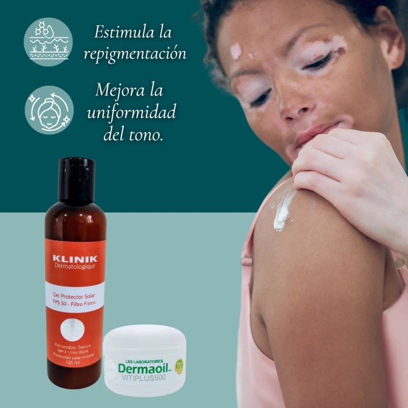 Kit Crema Protector Solar Vitíligo Inicial Neutra