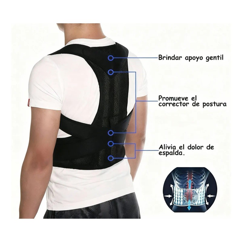 Premiumcorrectorpostura Para Hombresmujeres Conplaca Soporte