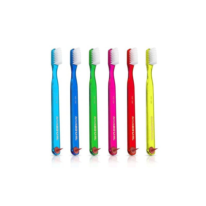GUM Classic - cepillo para polvo de dientes suave, cabezal