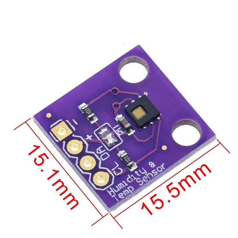 Fasizi HDC1080 module Low Power, GY-213V-HDC1080 High Accuracy Digital Humidity