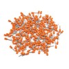 sourcingmap 200pcs Orange Copper AWG 22 Wire Crimp Connector Cord