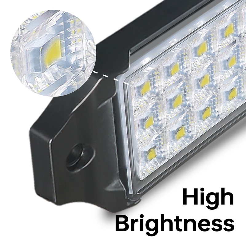 HOZILIFE Flush Mount LED Pod Lights, 2PCS 40W Bumper Backup