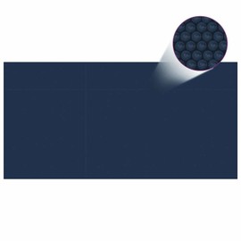 Gecheer Pool Solar Cover | Heat Retention | Black & Blue | 400x200cm | Easy Install | PE Film
