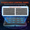 RGB 12 Gang Switch Panel, Momentary ON-Off Touch Switch Box