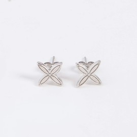 BTS Style THE WINGS Floral Pattern Motif Earrings Binaural Accessories Wings