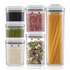 UFORU Pop Top Food Storage Container Set | 6Pcs Airtight