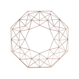 Gold Metal Geometric Frame -19 inch - Use for Modern Wreath and Wedding and DIY Home Decor