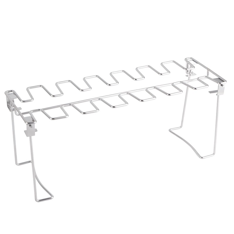 Chicken Leg Grill Rack with Drip Pan Stainless Steel Roaster