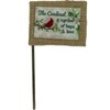 Abbey & CA Gift Cardinal Flag Flower Pick