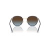 Coach HC7154 Sunglasses, Transparent Blue/Brown Blue Gradient, 52 mm